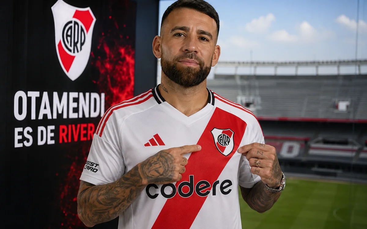 Golpe de mercado: Otamendi firmó con River y cumplirá su sueño de jugar en Núñez