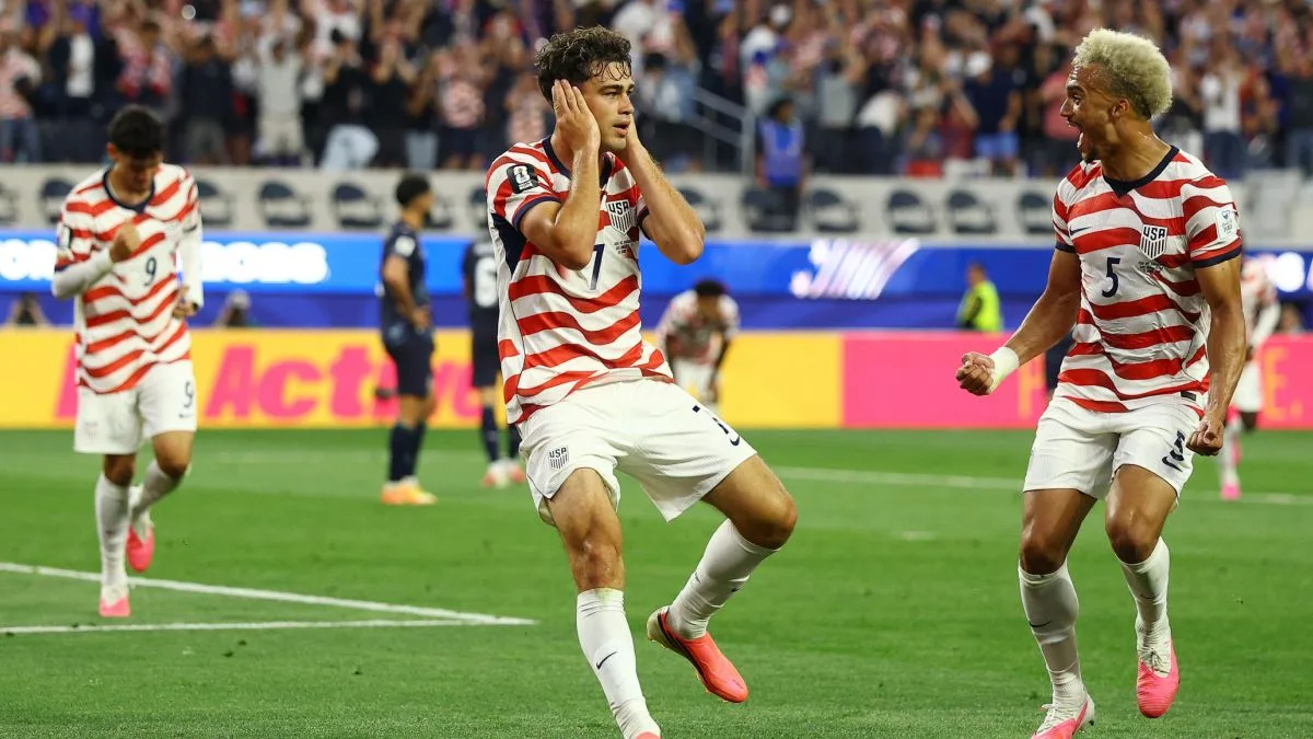 Debut arrollador: Estados Unidos aplastó 4-1 a Paraguay.