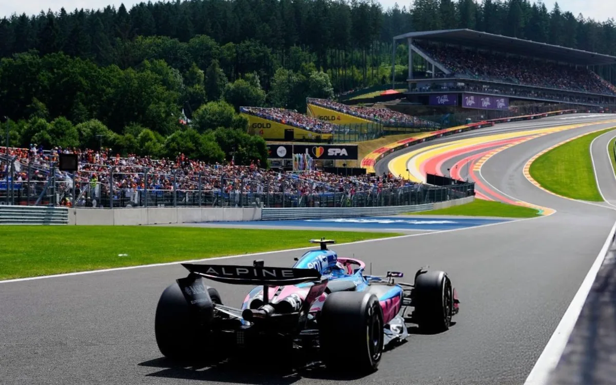 Todo listo para Spa: cuándo corre Franco Colapinto y cómo será el fin de semana de la F1.