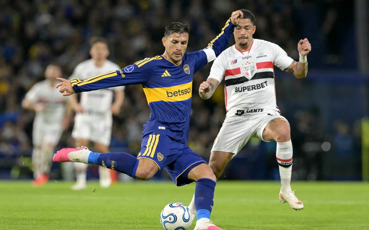 Boca pegó primero: derrotó 1-0 a San Pablo y viajará con ventaja a Brasil.