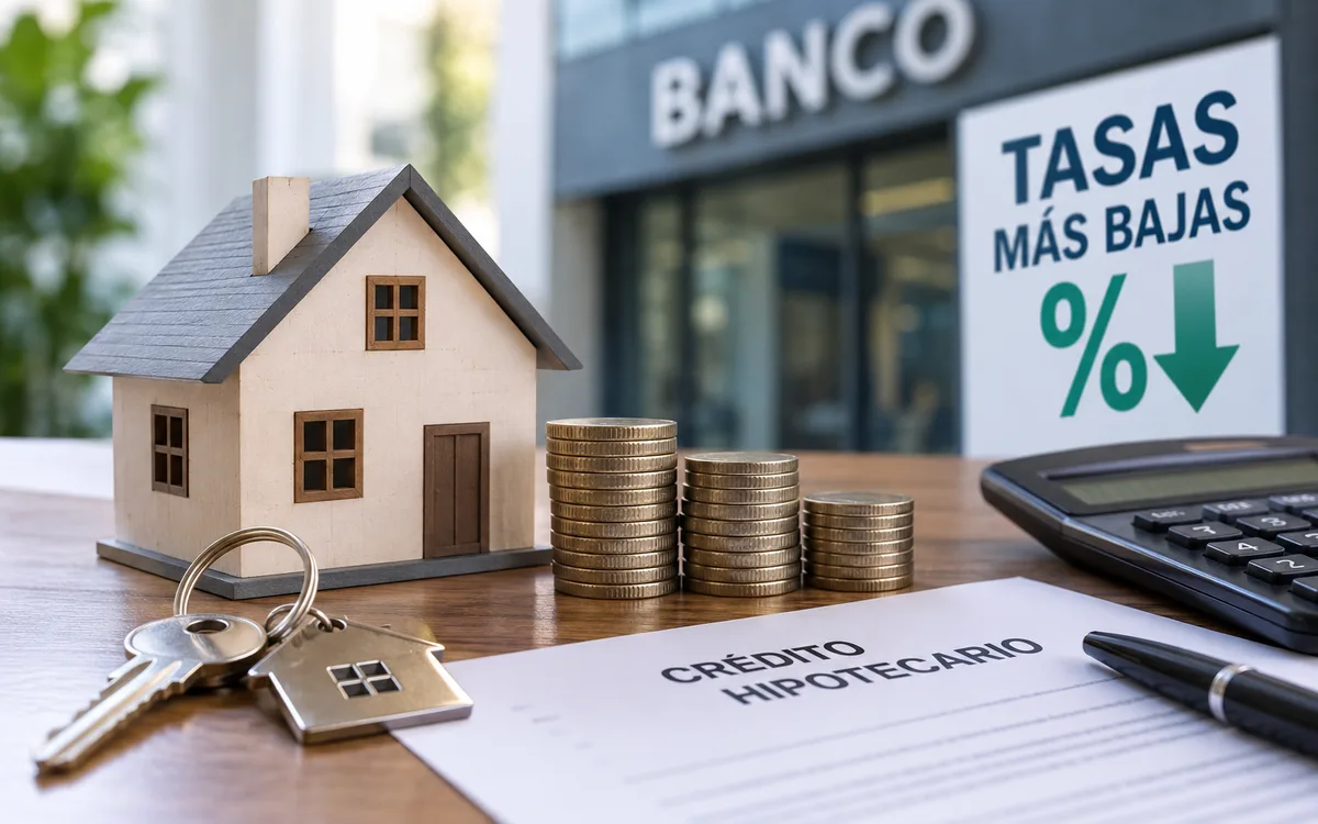 Créditos hipotecarios: más bancos recortan las tasas y algunas ya se ubican por debajo del 7%.