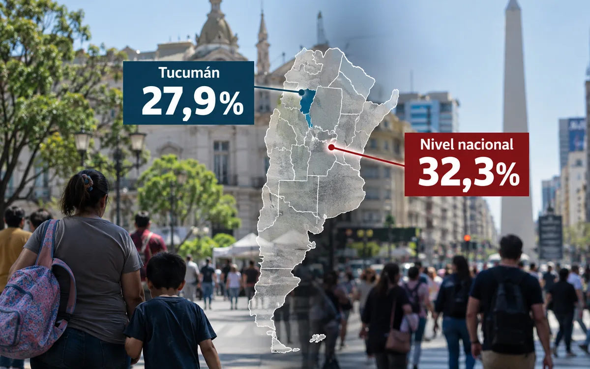 El INDEC reveló los nuevos datos de pobreza: 27,9% en Tucumán y 32,3% en el país.