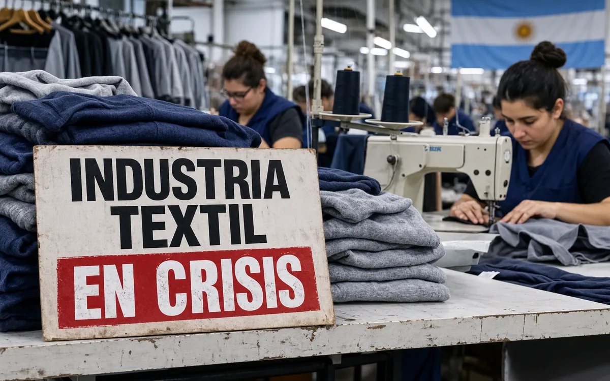“La peor crisis en 40 años”: el alarmante diagnóstico de un referente de la industria textil argentina
