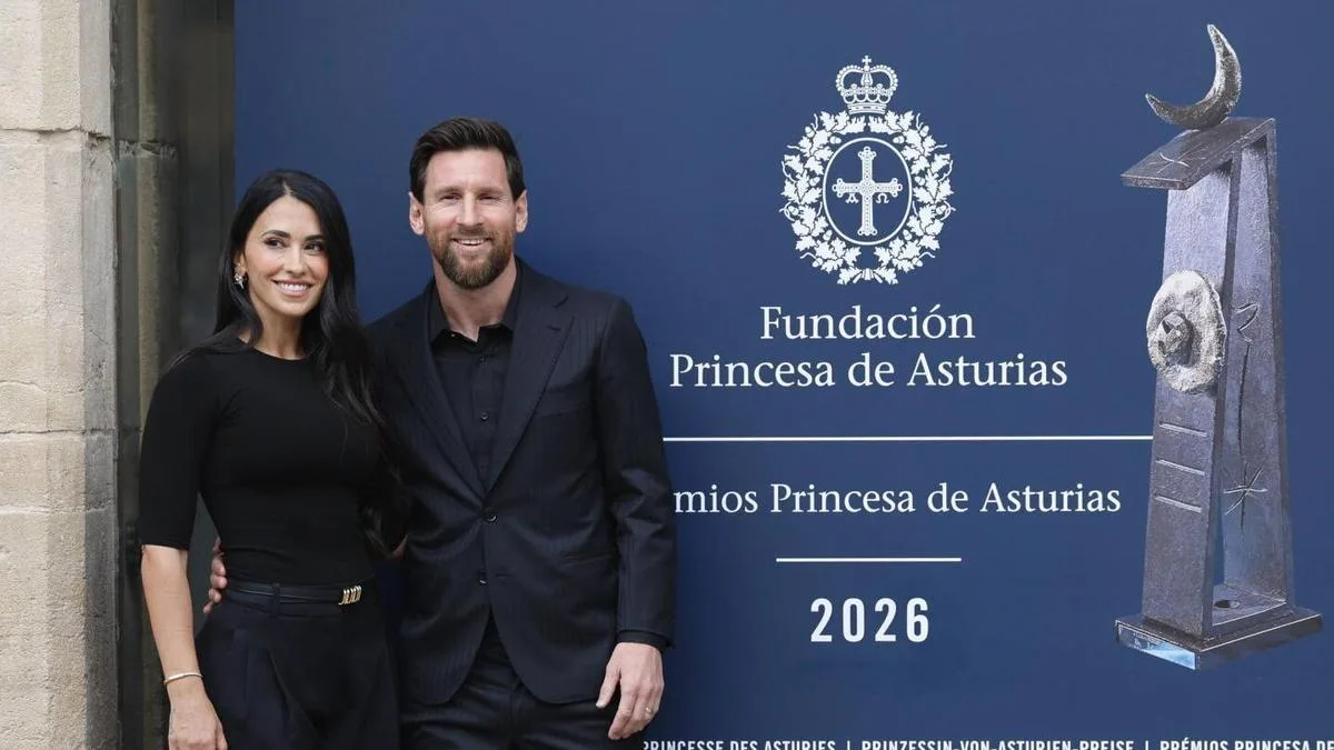 De manos de la princesa Leonor: Lionel Messi recibió el Premio Princesa de Asturias en una histórica jornada en Oviedo.